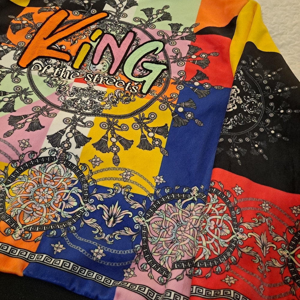 Velour King of the Streets pullover Size Large